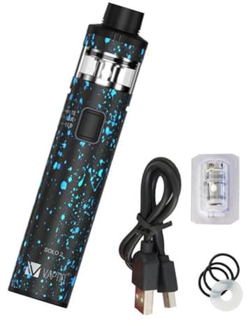 VAPTIO SOLO2 Starter-Kit mit 50W Box Mod All-in-One-Kit für elektronische Zigarette Verdampfer Keine Flüssigkeit Kein Nikotin