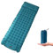 GYPWAN Isomatte Selbstaufblasend, Camping luftmatratze Selbstaufblasend mit Integrierten Kopfkissen Outdoor Campingmatte Faltbar Thermo Matte Schlafmatte Für Zelt Trekking Strand,Blau