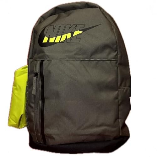 NIKE SPORTSWEAR ELEMENTAL Rucksack DO6737-222 13 x 30 x 45 cm (H x B x T), Größe M, Olivgrün/Helles Kaktus/Schwarz, Medium Olive/Bright Cactus/Black, One size