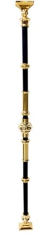 Aluminium-Treppenbaluster-Spindeln für moderne Innenräume, Loft-Treppe, elegantes Geländer mit verstellbaren Anschlüssen und Schuhen, Sicherheitsgeländer (Farbe: 1 Stück)