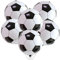 22 Zoll 4D Fussball Folienballons, 6 Stück Fußball Party Deko Fußball Folien Luftballons WM 2026 Ballon Deko für Junge Kinder Fussball Fans Sport Thema Geburtstag Party Kindergeburtstag Dekoration