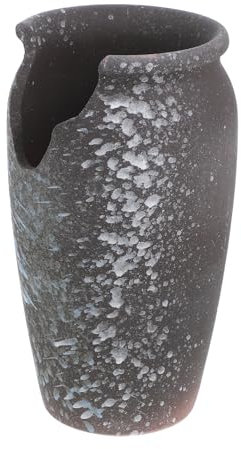 DIKACA Succulent Ceramic Flower Pot Decorative Side Planter Large Orchid Pots with Holes Succulent Planter Vase Polyester Orchid Pot Orchid Potting Mix Orchid Mix Opening Planter Ceramics