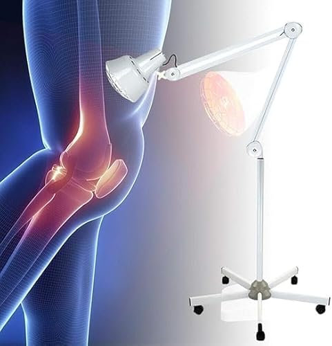 Infrarotlampe Rotlichtstrahler, 275W für Physiotherapie und Massage 220V Weiß