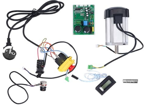 1000W Brushless DC CNC Moteur de Broche, Haute Vitesse 4500 Tr/min Kit de Moteur de, Compatible avec MX210 WM210 220x750 220x600 8x16, Idéal pour les Usines, Ateliers (Plug UE