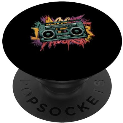 Boombox Graffiti Vibes PopSockets Klebender PopGrip