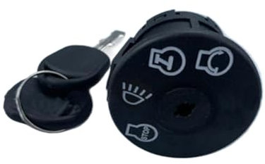 JINFOLI Interrupteur d'allumage et de démarrage à 7 bornes, 1 pièce, 175566, 175442, 163968, 532175566, 193350, 925-1741, for CubCadet AYP, John Deere, MTD, Husqvarna, Dixon Craftsman interrupteur d'a