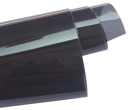 Vinilo gelatina PVC, Transparent PVC Leather Sheets Candy Jelly Glitter Craft(Schwarz)