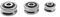 NZBZTMLCYK 20 sätze/los SG10 SG15 SG66 SG20 SG25 + M4 M5 M6 M8 Schraube Bolzen Lager Stahl Pulley Kugellager schiene Führungsrollenlager Lager(SG15 M5X23mm)