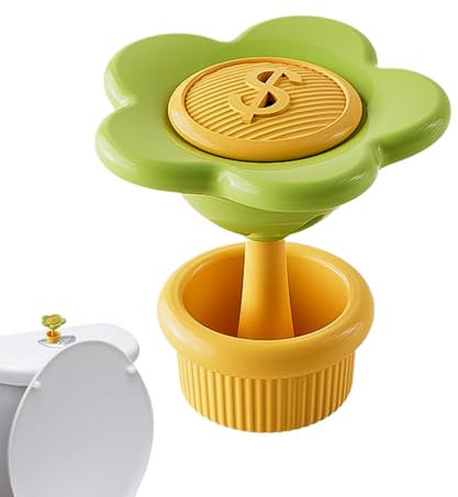Dtaigou Botón Para Inodoro,Asistente Para Cisterna Con Pastillas Aromáticas - Accesorios En Forma De Flor Levanta Tapas De Cisterna Protección Uñas Largas Mujeres