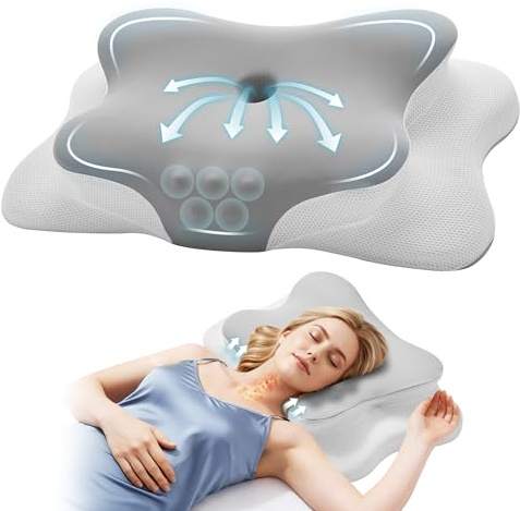 Autsel Schmetterlingskissen, Nackenkissen Memory Foam, Ergonomisches Kissen | Kopfkissen Seitenschläfer, Nackenstützkissen, Orthopädisches Kissen Für Nackenschmerzen, Schlafkissen, Pillows For Sleeping