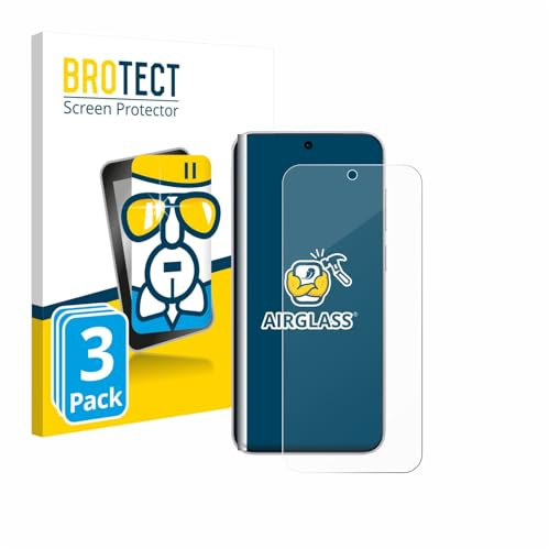 BROTECT Schutzglas für Vivo X300 Pro | 3 Stück Transparenter Displayschutz Made in Germany Schutzfolie Panzer Folie Glas 9H Anti-Fingerprint Einfache Montage Clear