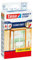 tesa Insect Stop COMFORT Fliegengitter für Türen - Insektenschutz Tür mit Klettband - Fliegen Netz ohne Bohren - (2 x 65 cm)120 cm x 250 cm - Weiß (leichter Sichtschutz)