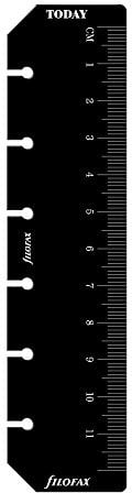 Filofax Taschenlineal, Schwarz (B213609)