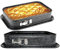 EliteHoff Moule à charnière rectangulaire - Moule à gâteau carré - Avec revêtement antiadhésif - Anti-fuite - Rectangulaire - 35 x 24 cm
