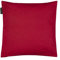 LINUM Annabell Elegant Kissenhülle 40x40 cm, 100% Baumwolle, Maschinenwaschbar, Rot