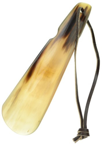 Dasco 7 / 18cm lang - Flach handarbeit echt Horn Schuhlöffel