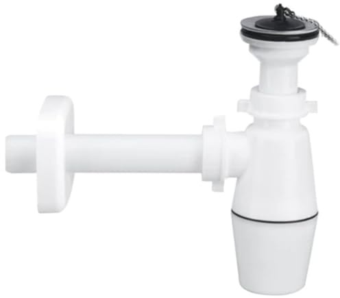 lira 371-3246 Sifone a Bottiglia per lavabo con piletta 1 1/4 x 32mm, Multicolore