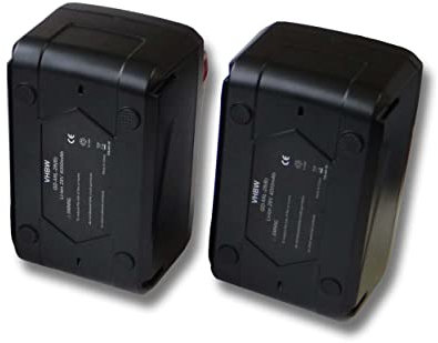 vhbw 2X Akku kompatibel mit Milwaukee V28 CS, V28 BS, V28 MS, V28 IW, V28 HX, V28 H, V28 PD, V28 SG Werkzeug (4000 mAh, Li-Ion, 28 V)
