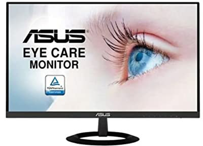 ASUS VZ249HE 24 (23.8) Monitor, FHD, 1920 x 1080, IPS, Design Ultra-Slim, HDMI, D-Sub, Flicker Free, Filtro Luce Blu, Certificazione TUV