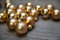 KREBS & SOHN 20er Set Glas Christbaumkugeln - Weihnachtsbaum Deko zum Aufhängen - Weihnachtskugeln 5,7 cm - Gold Sterne, ‎360 g