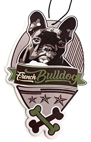 French Bulldog Auto Duftbaum Lufterfrischer Air Freshener (Duft: fruchtig)