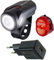 SIGMA Sport Aura 35USB/Nugget Beleuchtungsset (schwarz mit USB-Netzteil)