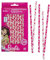 Decora BARBIE Ø 6 X 210 MM 0403050 PAQUET 80 PAILLES EN PAPIER BIO Ø