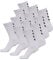 hummel Unisex Fundamental Sportsocken - 12er Pack I Weiß 36/40