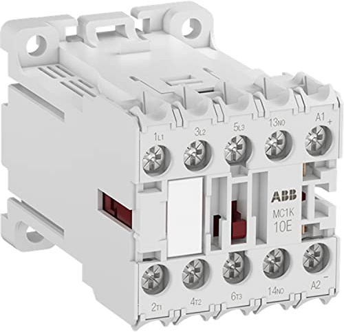 MC1K301ATD Mini-Kontakte, 3 Hauptkontakte NO und 1 Hilfskontakt NC, 24 V DC 2 W, weiß, 6,8 x 4,5 x 4,8 cm (Referenz: 1SAL100577R9901)