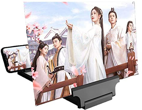 14/20/28/42 Pulgadas Aumento Pantalla Movil For Teléfono Inteligente, Amplificador Pantalla Movil 3D De Teléfono Móvil For Películas, Videos Y Juegos, Compatible Con Todos Los Teléfonos Inteligentes