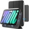 JETech Magnetische Hülle für iPad mini (A17 Pro, 2024 Modell, 7. Generation) / mini 6 (Modell 2021, 6. Generation), Schlank Case (Schwarz)