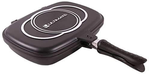 Ultimate Poêle À Griller avec Couvercle Grill Pan with Lid - Ustensile Camping