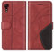 KKEIKO Coque pour Galaxy Xcover 5, Portefeuille Etui en Cuir PU Coque pour Samsung Galaxy Xcover 5, Antichoc Housse de Protection avec Fente Carte, Rouge