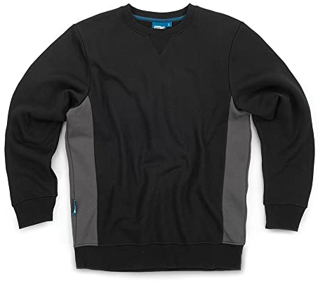 Tough Grit 2-Tone Sweatshirt Black/Charcoal Size L