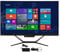 PUSOKEI All-in-One-Desktop-Computer, 23,8 Zoll 1920 X 1080 Full HD IPS-Display, 8 GB DDR4, 4-Kern-CPU, 2,4 G 5 G WiFi, 10-System, Touch-Steuerung, Eingebauter Lautsprecher, 23,8'' All-in-One(8+128G)