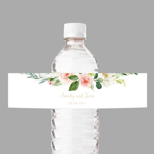 30 Etiquetas Impermeables Para Botellas De Agua Personalizadas Día De La Ducha Del Bebé Decoración De La Boda Pegatinas Señales, Decoración De La Botella De Agua De La Fiesta (D)