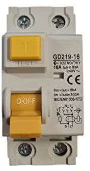 Interruptor diferencial salvavidas Interruptor diferencial Gd219 1P + N 16A / 20A / 25A / 32A / 63A 230V 220V 50Hz / 60Hz con protección contra sobrecorriente y dispersión (16a)