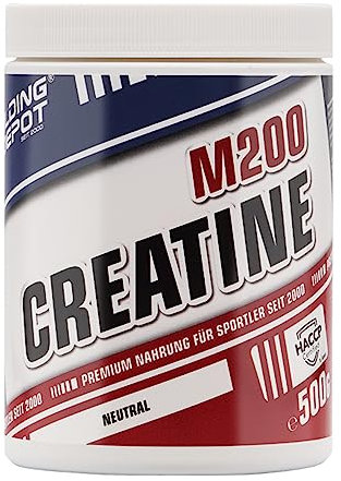 Bodybuilding Depot® - M200 Creatin Pulver 500g, Maximiere Muskelkraft und -masse -, Reines Creatin-Monohydrat, Hochdosiertes Kreatin ohne Zusätze