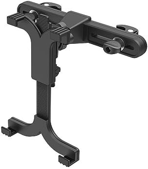 Hama 125120 Kopfstützenhalterung für Tablets (7 bis 12,9 Zoll), Tablet-Halterung, PORTABLE_ELECTRONIC_DEVICE_MOUNT, Klemmhalterung, Drehbar, Einstellbar, Automobil, Kunststoff