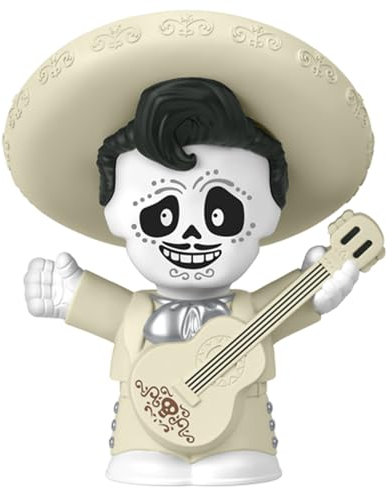 Ersatzteil für Little People Coco Spielset aus Disneys 100 Anniversary Serie - HPR12 ~ Ersatzfigur Ernesto de la Cruz hält eine Gitarre