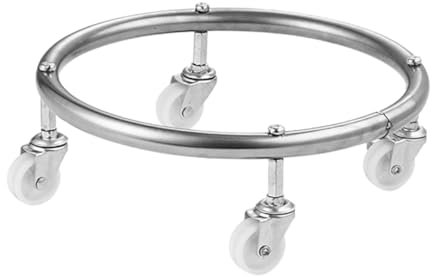 JECOMPRIS Gas Bottle Mobile Bracket Propane Tank Gas Cylinder Holder Gas Cylinder Bracket Cylinder Stand with Wheels Gas Tank Dolly Gas Tank Tray Propane Stand Rubber Universal Wheel Shelf