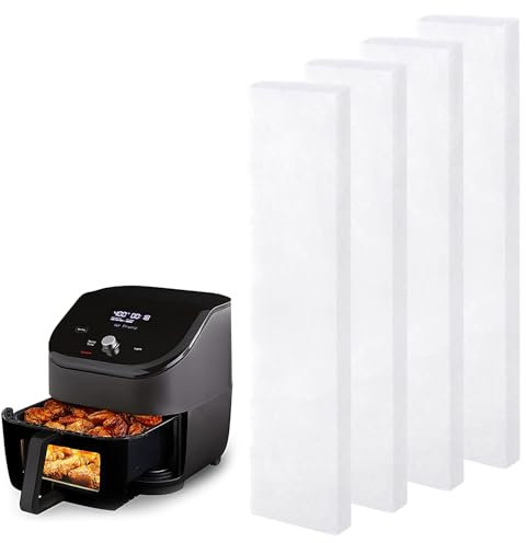 4 PCS Air Fryer Filters,Air Fryer Liners Baking Paper,Air Fryer Replacement Filters for Odor Erase and Absorbing Grease,Air Fryer Accessories to Keep Pans Clean Air Fryer Paper