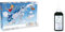 Kreul 42844 - Window Color Set Glitzerwelt & 42774 - Window Color Konturenfarbe, schwarz 80 ml, zur besseren Abgrenzung von Motiven, für glatte Oberflächen wie Glas, Spiegel und Fliesen