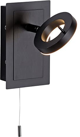 Paul Neuhaus LED-Wandleuchte - Anthrazit - Weiß - Acryl - Stahl - 13 x 19 cm - mit Schalter