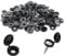 200 Pcs Black Screw Caps, Number Plate Screw Caps, Screw Caps, White Screw Caps, Screw Caps White, For Furniture, Cabinet, Cupboard Screw Heads Protection (Gun Black)