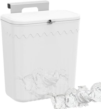 Yonuaret Poubelle Suspendue Cuisine Avec Couvercle, Murale Pour Salle De Bain, Voiture, Bureau