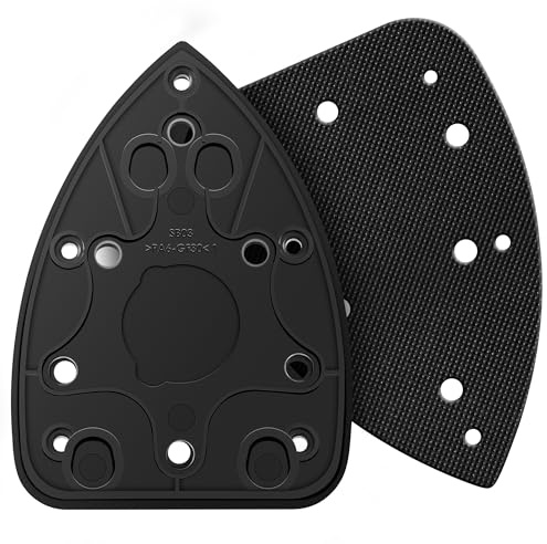 Ceoighe 2 Pack Mouse Sander Replacement Pads Compatible with Ryobi Sander | Compatible with 039065005001 Backing Platen Detail Sander Parts Compatible with CFS1503K CFS1503 CFS1502 CFS1503G
