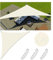 Voiles Ombrages Imperméable Triangulaire Bâche dombrages,Voiles Solaire,Pare Soleil Jardin Balcon,Toiles Ombrages 98% UV Protection pour Patio Terrasse Extérieur avec Anneau D et Cordons 4.1x4.1x5.8M