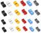 BEPSYOM 24 Stück Fader Knöpfe Faderknopf Aufnahme Mixer Straight Slide Potentiometer Bunte Fader Caps slider kappe Fader Pioneer für DJ Mixer die Lautstärkeregelung der Gitarrenkonsole