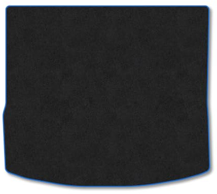 Ford Focus (2011-2018) [Estate] Carpet Boot Mat | Blue Edge Trim Tailored Fit Boot Liner Full Coverage Protection Accessories Easy Clean Anti Slip Made in the UK